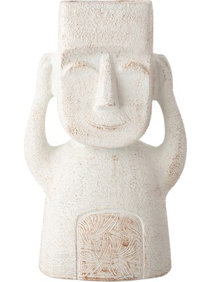 Mudo Home Auvidi Biblo Beyaz 21X14X36 cm