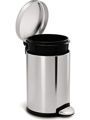 Gndz Store Serisi 3 Litre Hacimli Iz Bırakmaz Paslanmaz Banyo-Mutfak Pedallı Çöp Kovası Antifinger