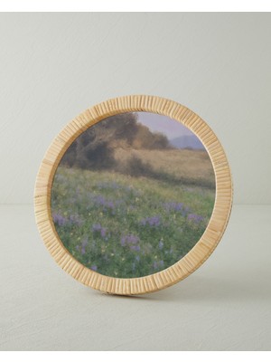 English Home Loralla Hasır Duvar Aksesuarı 30X30 cm Naturel