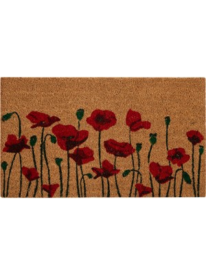 Mudo Home Red Blossom Kapı Paspası 35X60 cm