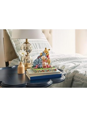 Gndz Store Gelenekleri Jim Shore The Pooh Piglet ve Eeyore Arkadaşları Heykelcik, 15 Cm, Çok Renkli