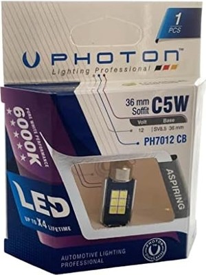 Gndz Store Ampul C5W 12V Canbus 6'li 36MM Sofit LED (Tekli Blister) - Pht PH7012 B1