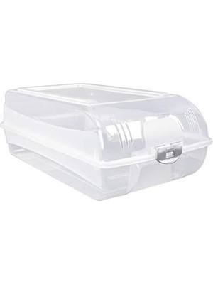 Gndz Store 50817 Bay Ayakkabı Koruma Kutusu, Şeffaf, 37.5 x 21 x 13.5 cm
