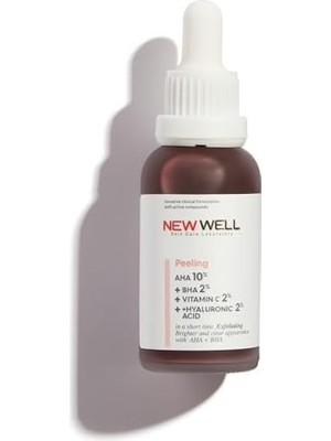 Gndz Store Aha & Bha Canlandırıcı & Cilt Tonu Eşitleyici Kırmızı Peeling Cilt Serumu 30 ml