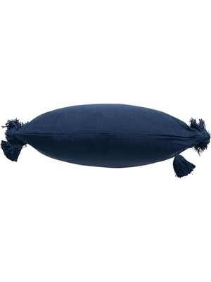 Gndz Store Alba Kırlent Püsküllü Lacivert 45X45