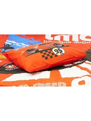 Gndz Store Full Speed Lisanslı Karakter Baskılı Dış KUMAŞ:%100 Pamuk, Iç Dolgu: Elyaf Set, Kırmızı, Tek Kişilik