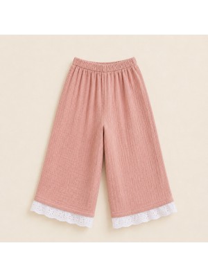 Ozzy Kids Kız Çocuk Müslin Pantolon
