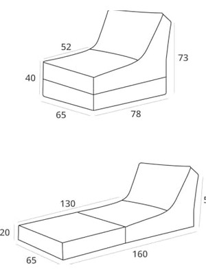 Gndz Store Homedius Fiesta Su Geçirmez Kumaş Koltuk Kırmızı 65X78