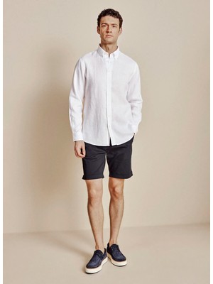 Brooks Brothers Lacivert Erkek Şort BBSS25MSO001