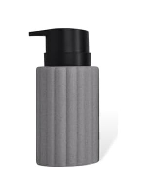 Gndz Store New Max Premium Serisi 300 ml Sıvı Sabunluk Pompalı Seramik Sıvı Sabunluk Dispencer Gri