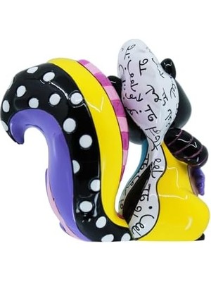 Gndz Store Britto Bambi Çiçek Çekingen Poz Minyatür Heykelcik, 7,5 Cm, Çok Renkli