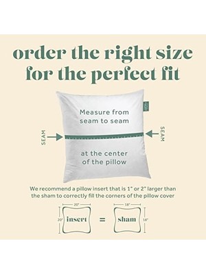 Gndz Store 16X24 Dekoratif Kırlent Içi, Kuş Tüyü ve Tüy DOLGUSU,%100 Pamuk Kılıf 233 Iplik Sayısı, Dikdörtgen Yastık Içi - Abd'de Üretilmiştir (2 Paket)