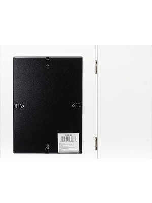 Gndz Store Uluslararası Tasarımlar Düğün 4x6 Menteşeli Resim Çerçevesi Duygu ve Metal Eklentisi Tüm Yürüyüşlerin En Sevdiğim Kalite Mdf Ahşap Beyaz