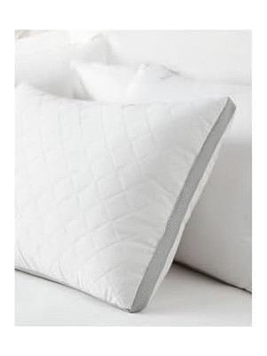 Gndz Store Klimalı Yastık - Beyaz/açık Gri - 50X70 cm