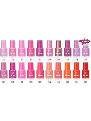 Gndz Store Wow Nail No: 24 - Parlak Bitişli Mini Oje 6 ml