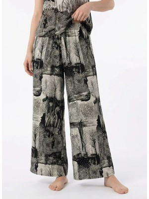 Vivis Siyah Kadın Pijama Alt 50VIV10711