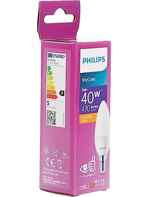 Gndz Store Ledcandle 40W B35 E14 Sarı Işık