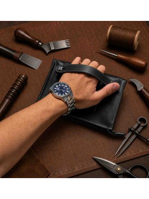 Vintage Leather Craft Hakiki Deri Erkek El Çantası