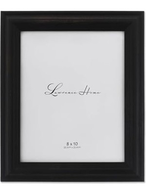 Gndz Store 8X10 Yıpranmış Siyah Ahşap Resim Çerçevesi