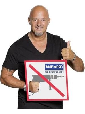 Gndz Store Turbo-Loc® Adaptörü Delmeden Sabitleme Için Krom