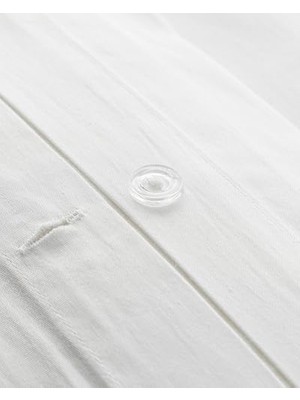 Gndz Store Freya Pamuk Nakışlı Çift Kişilik Nevresim Takımı Beyaz
