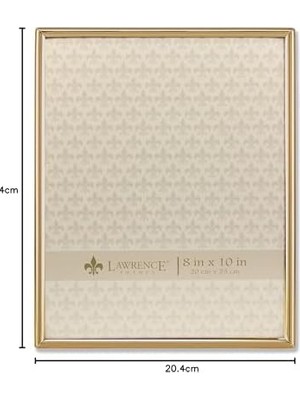 Gndz Store Frames Simply 670080 Metal Resim Çerçevesi, 20,3 x 25,4 Cm, Altın Rengi