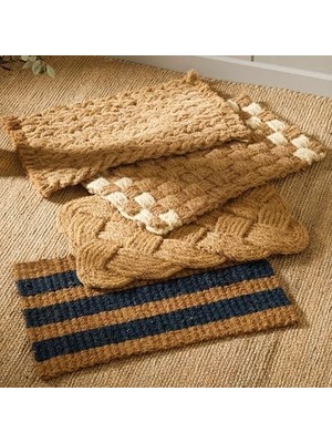 Gndz Store Gabriel Braid Jüt Kapı Paspası 45X75