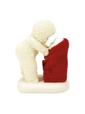 Gndz Store Department 56 Snowbabies Jübile Snuggle Böcek Heykelcik, 9,82 Cm, Çok Renkli