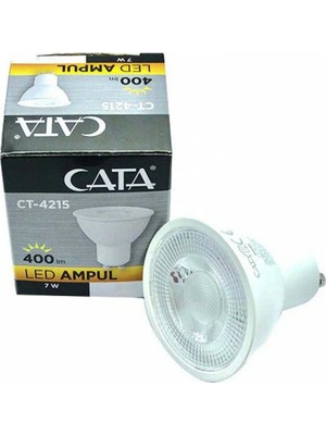 Cata CT-4215 7W GU10 LED Ampul 6400K Beyaz Renk Sıcaklığı ve Duy Tipi ile Enerji Verimliliği
