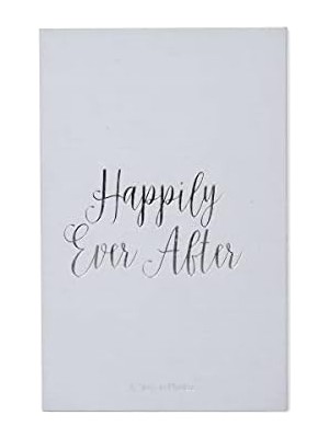 Gndz Store Haven Linen Happily Ever After Sehpa Albümü 180 4x6 Fotoğraf, Gri, 9' x 13.75' x 2'