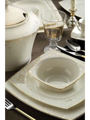 Gndz Store Porselen 10372 Mare 68 Parça 12 Kişilik Yemek Takımı