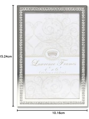 Gndz Store Frames Designs 4x6 Göz Kamaştırıcı Gümüş ve Parlak Resim Çerçevesi