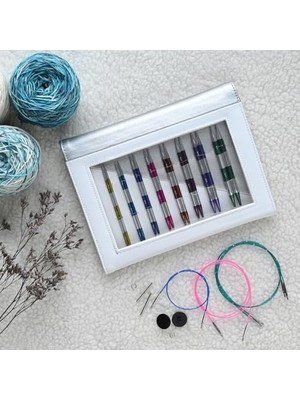 Gndz Store Knitpro KP42140 Örgü Iğnesi Seti, Alüminyum, Renkli, Çeşitli