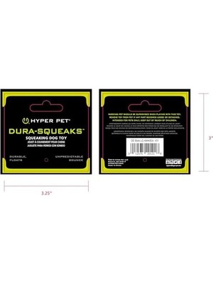 YF Tekstil Ambalaj Hyper Pet Dura-Squeaks Stick Large – Dayanıklı & Sesli Köpek Oyuncağı – Suda Yüzen & Zıplayan Getir-Oyna Çubuğu