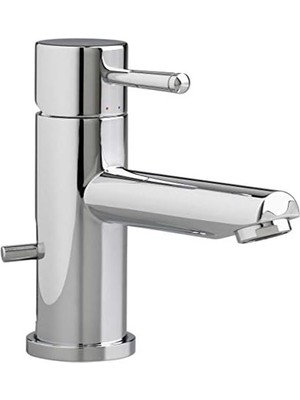 Gndz Store Amerikan Standardı 2064.101.002 Serin Monoblok Musluk 3/8 Inç Sıkıştırma Konektörleri ve Metal Açılır Gider ile Birlikte, Cilalı Krom