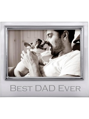 Gndz Store Best Dad Ever Imzalı 10,2 cm x 15,2 cm Çerçeve