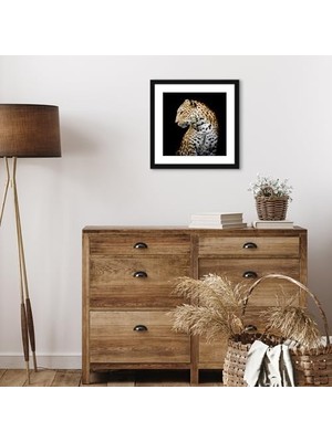 Gndz Store Siyah 15X15 Resim Çerçevesi - Mat ile 12X12 Çerçeve Veya 15X15 Mat Olmayan Çerçeve Olarak Kullanın - Asma Donanımlı Ahşap Çerçeve - Duvar Için Kare Resim Çerçevesi