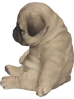 Gndz Store Hi Ltd Oturan Uyuyan Pug Yavru Köpek Heykeli Heykelcik