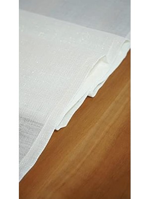 Gndz Store Viemso Simli Runner Püsküllü, Kırık Beyaz, 45X150CM