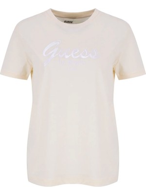 Guess Sarı Kadın T-Shirt V6GI16K2983-G2N1