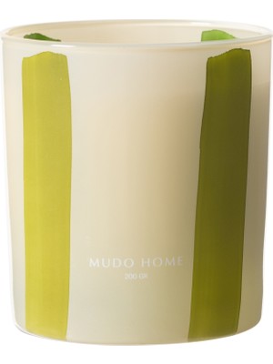 Mudo Home Glowy Çizgili Peach Mum 200 gr