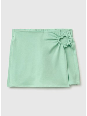 United Colors Of Benetton Yeşil Kız Çocuk Şort Etek 35RYC903W