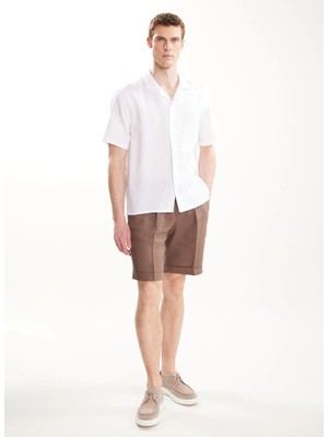 Ted Baker Kahverengi Erkek Şort TBMRTR2052