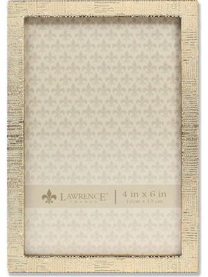 Gndz Store Frames 4x6 Metal Picture With Linen Pattern
