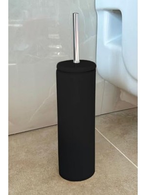 Gndz Store Cigo Wc Tuvalet Fırçası Mat Siyah Iç Kısım Siyah