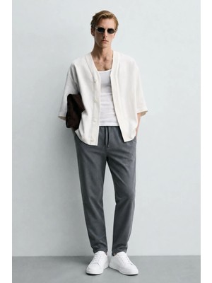 Madmext Antrasit Basic Erkek Pantolon 4242