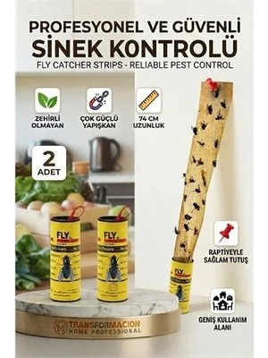 Svoria Store Yapışkanlı Sinek Şeridi Sinek Kapanı 2 Adet 716514