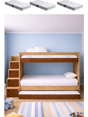 Setay Ranza, Martin Yavrulu Ranza - Ceviz - 3 Adet Comfort Yatak