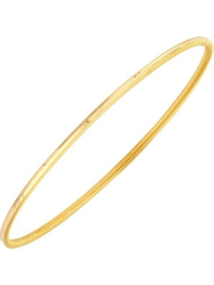 Sembol Gold 22 Ayar Oluklu Ajda Altın Bilezik 10 Gram