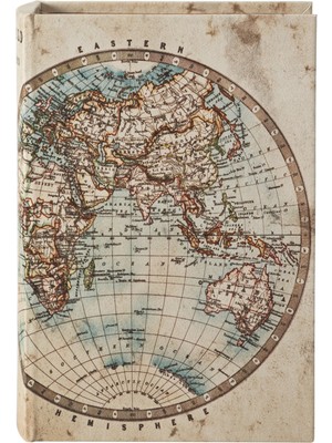 Mudo Home WORLD KİTAP KUTU 19X8X27 CM